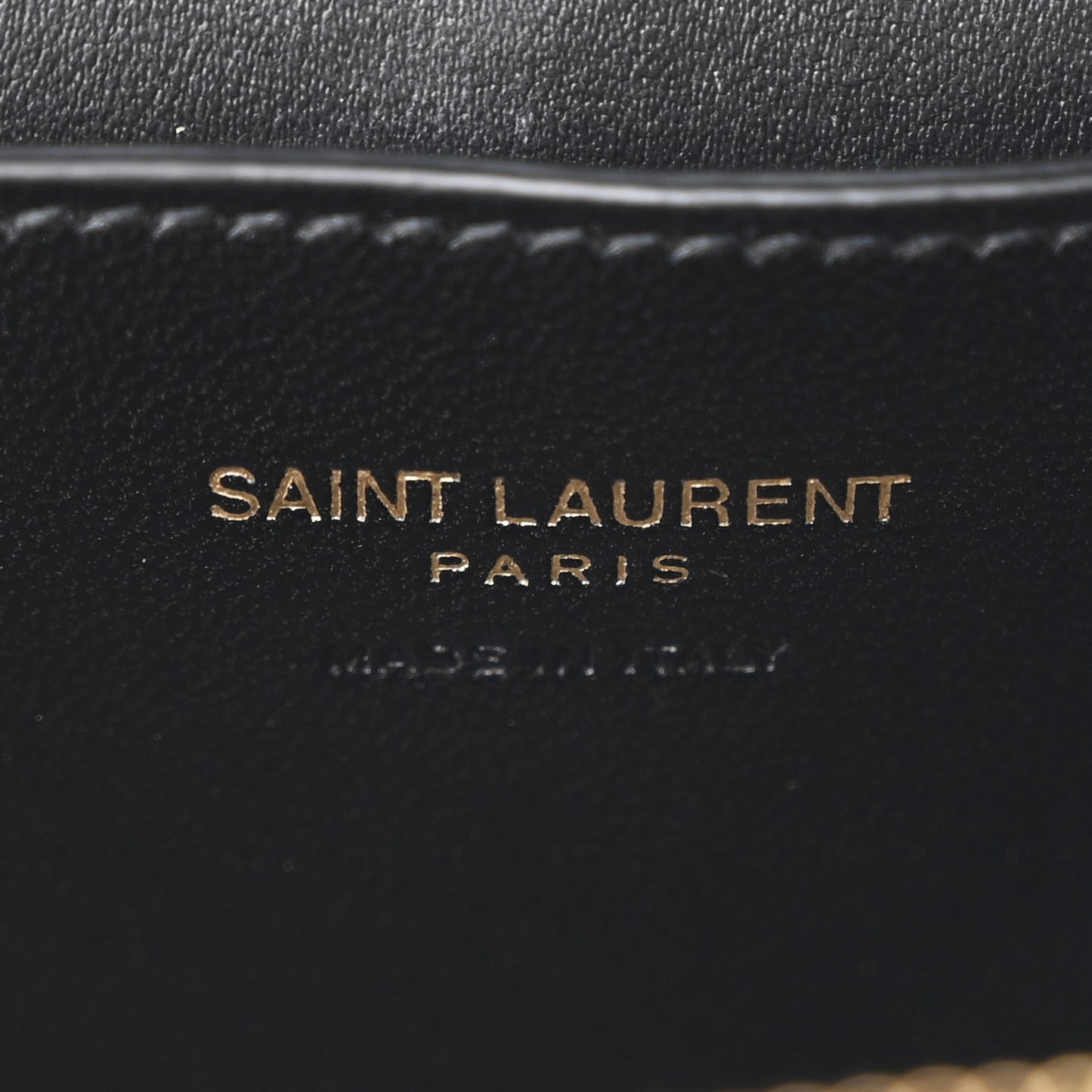 Lambskin Quilted Mini Gaby Vanity Case Black
