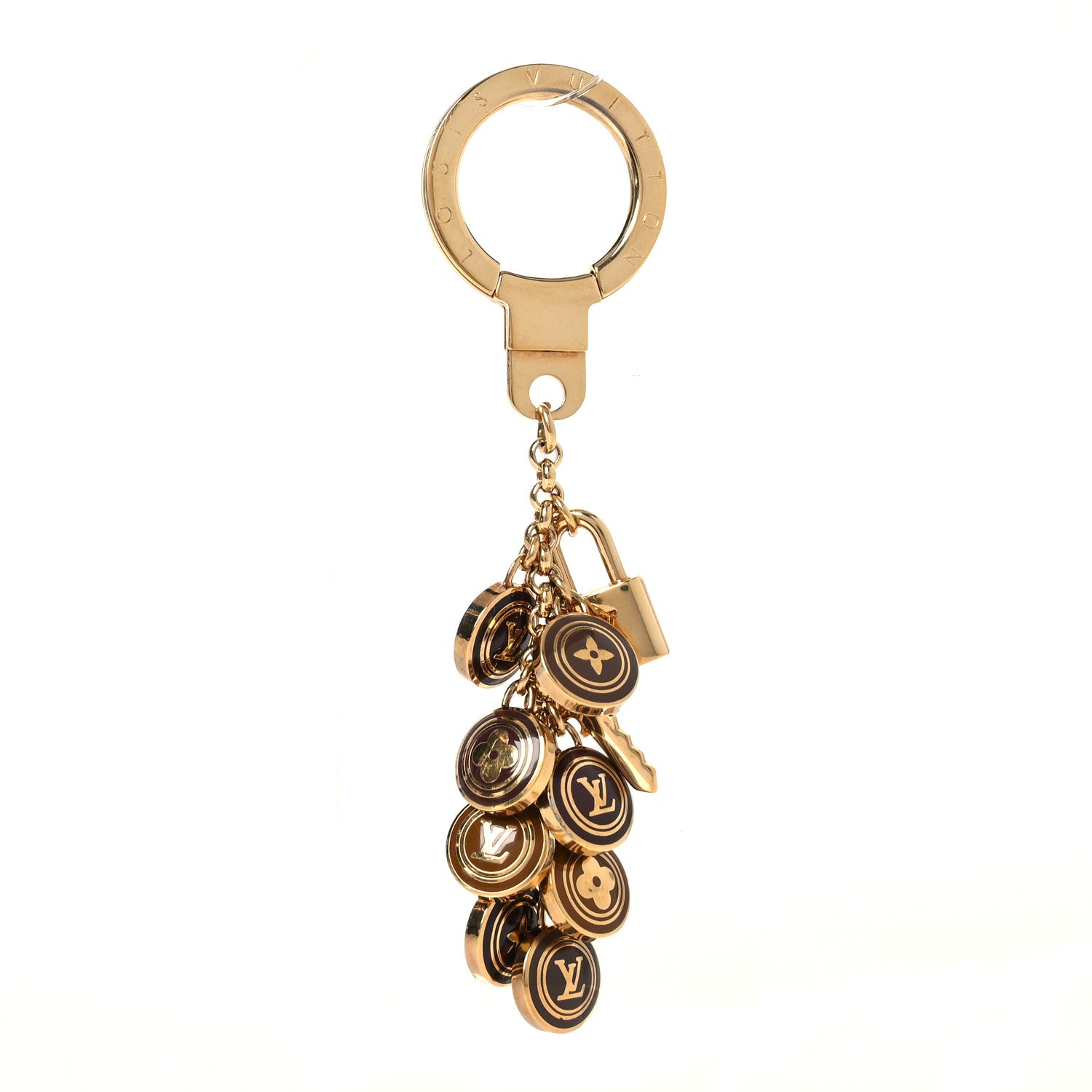 Louis Vuitton Pastilles Key Ring Holder Brown 1 of 4
