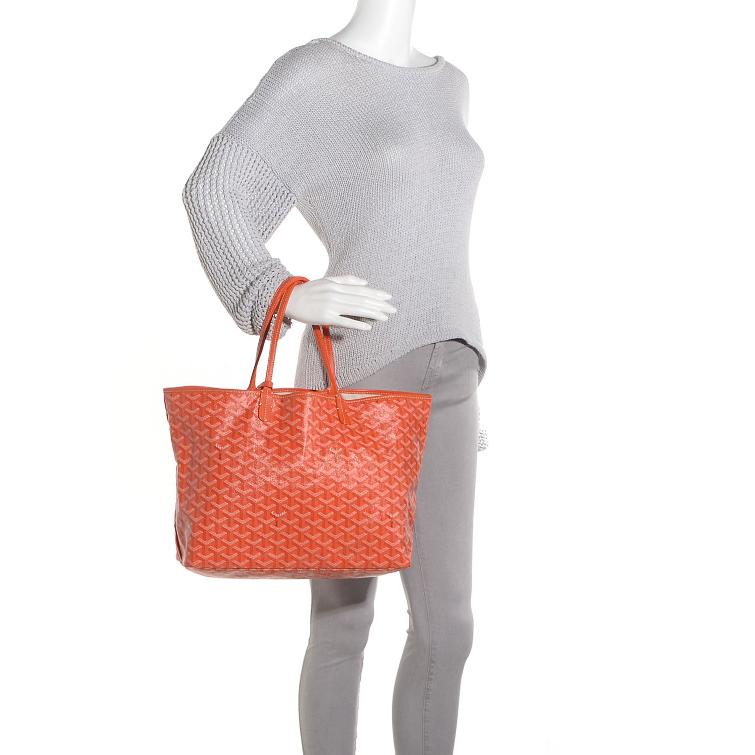 Goyard Goyardine Saint Louis PM Orange 2 of 10