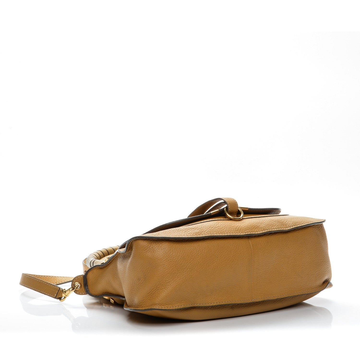 Chloe Calfskin Medium Marcie Satchel Sand Shell 4 of 8