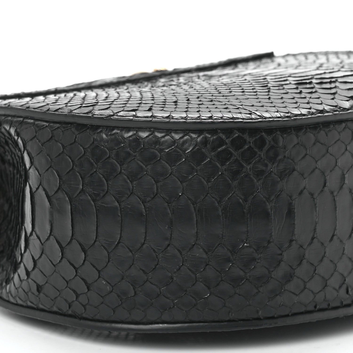 Chloe Snakeskin Drew Shoulder Bag Black 13 of 15