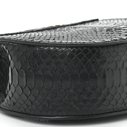 Chloe Snakeskin Drew Shoulder Bag Black 13 of 15