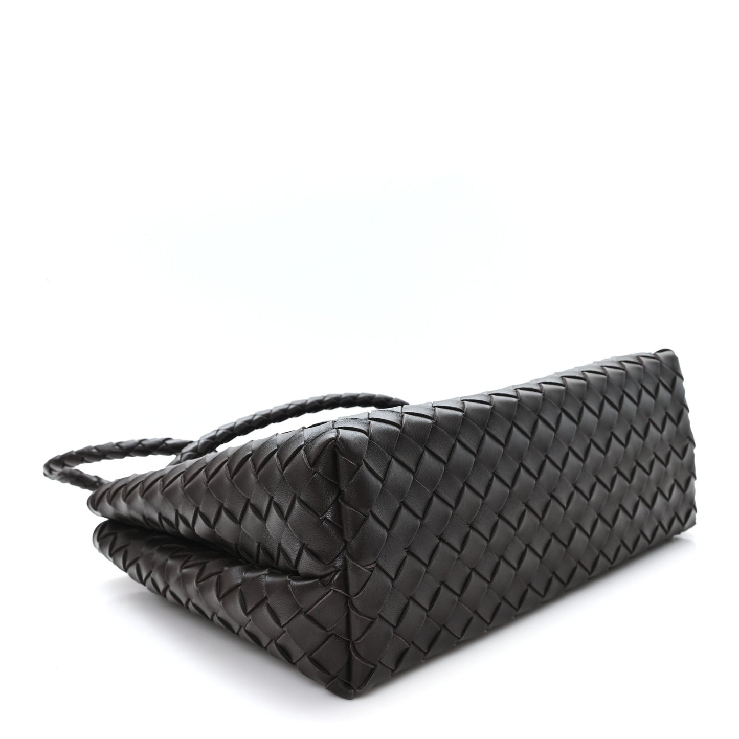 Nappa Intrecciato Medium Andiamo Shoulder Bag Fondant