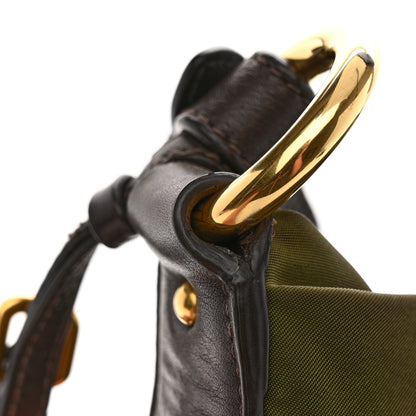 Prada Tessuto Nylon Vitello Daino Hobo Bruciato 13 of 15