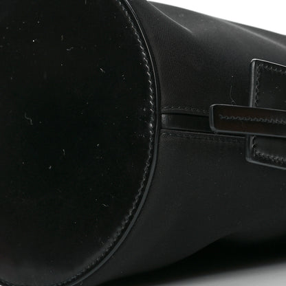 Prada Tessuto Spazzolato Ouverture Bucket Bag Black 9 of 9