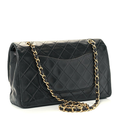 Chanel Lambskin Quilted Medium Double Flap Black 3 of 11