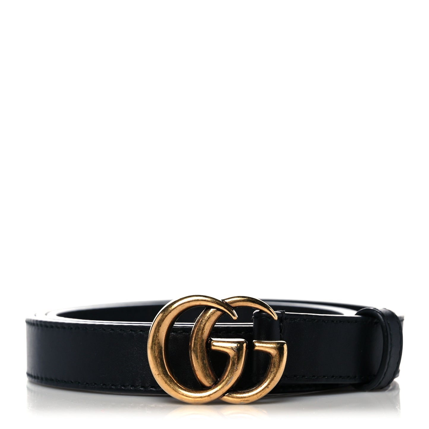 Calfskin Double G 20mm Belt 85 34 Black