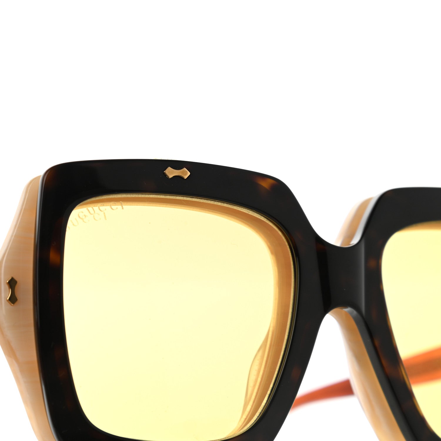 Gucci Acetate Oversized Flip Up Sunglasses GG0088S Tortoise 8 of 9
