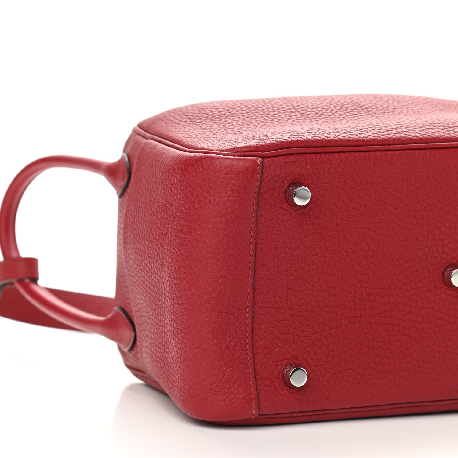 Hermes Taurillon Clemence Lindy 26 Rouge Grenat 8 of 9