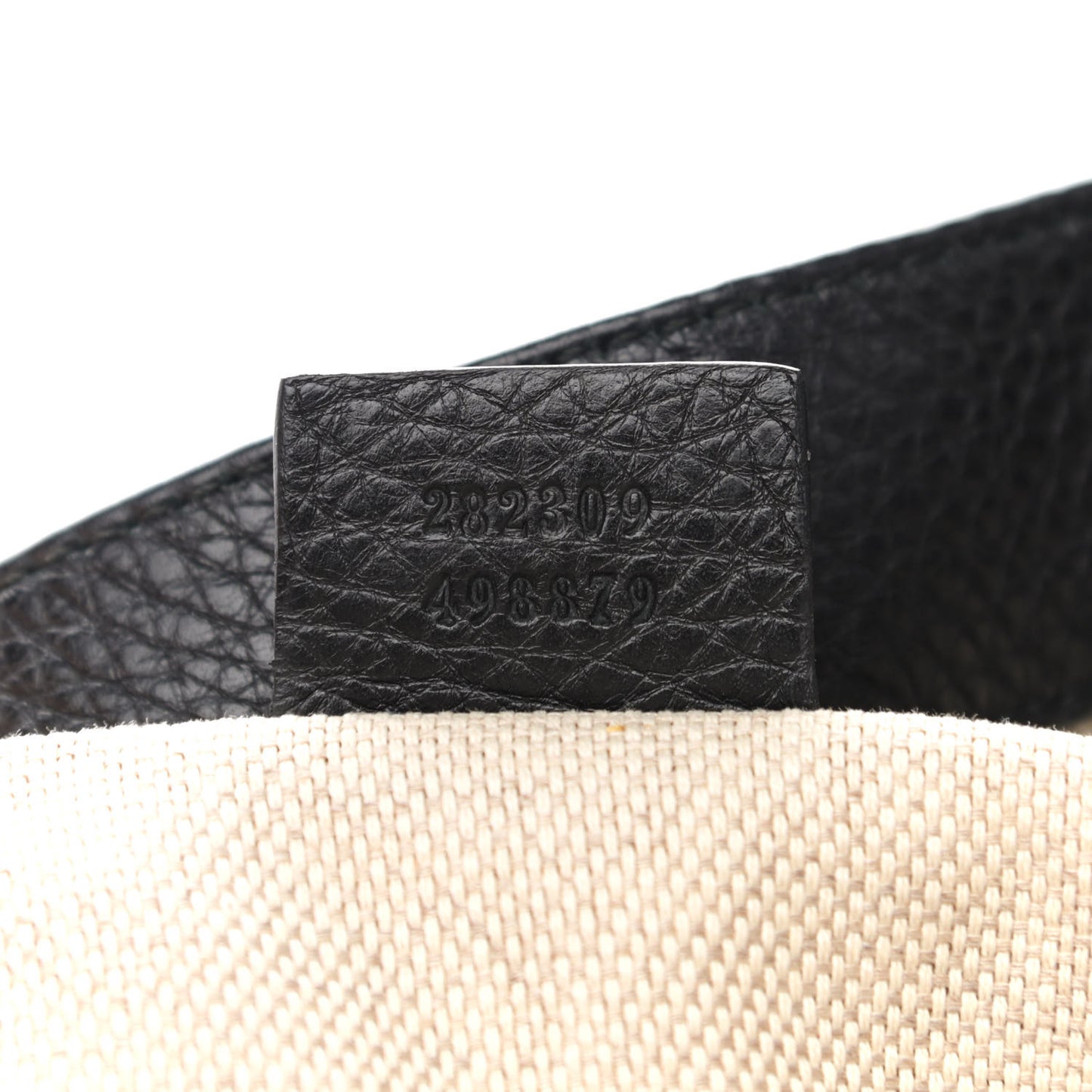 Pebbled Calfskin Medium Soho Shoulder Bag Black