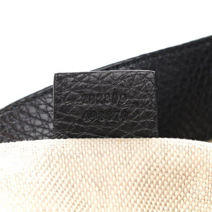 Gucci Pebbled Calfskin Medium Soho Shoulder Bag Black 7 of 10