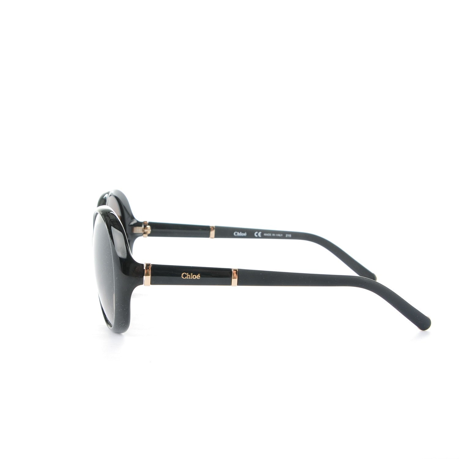 Chloe Oversized Round Sunglasses CE687S Black 2 of 5