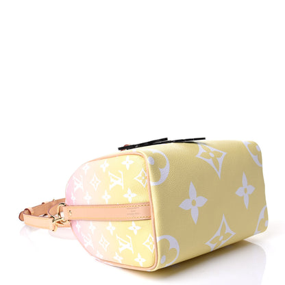 Louis Vuitton Monogram Giant By The Pool Speedy Bandouliere 25 Light Pink 3 of 10