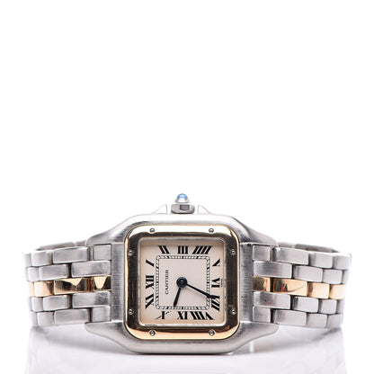 Cartier Stainless Steel 18K Yellow Gold 22mm Panthere Quartz Watch 3 of 7