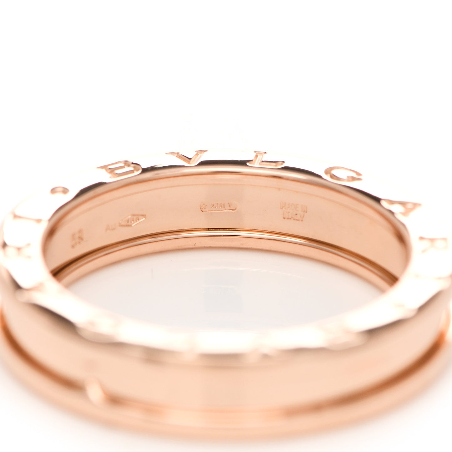 18K Rose Gold B.Zero1 One-Band Ring 59 8.75
