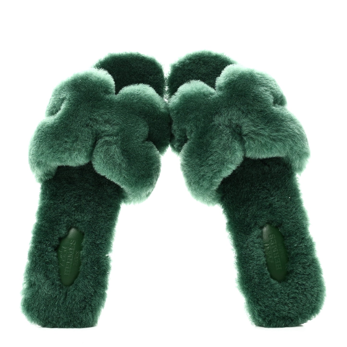 Woolskin Oran Sandals 37.5 Vert Anglais