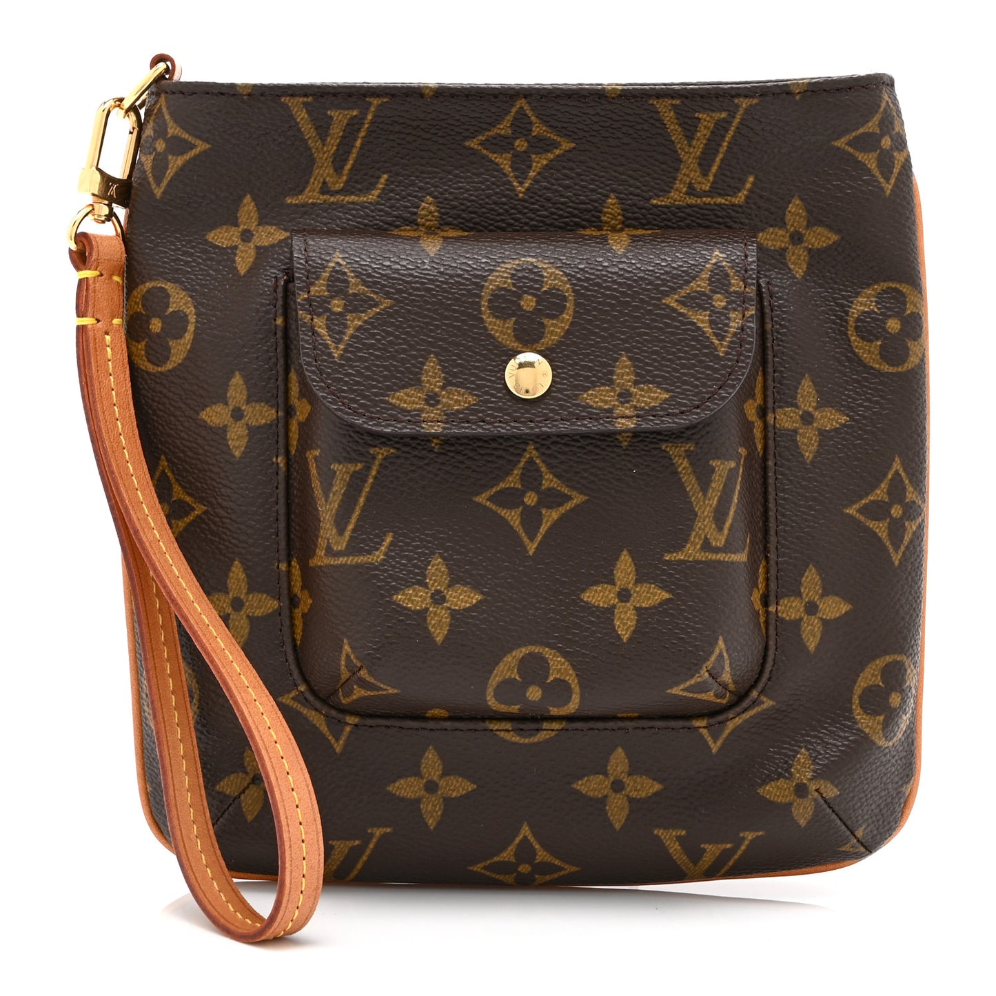 Monogram Partition Wristlet