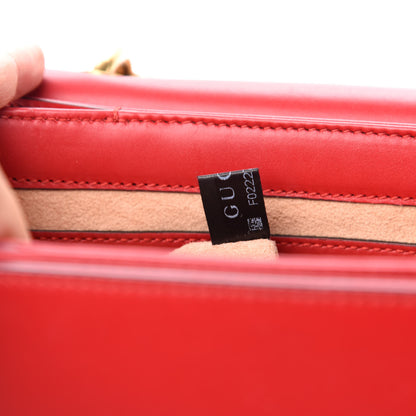 Gucci Calfskin Sylvie Web Small Queen Margaret Top Handle Bag Blue Agata Hibiscus Red Mystic White Sugar Pink 8 of 13