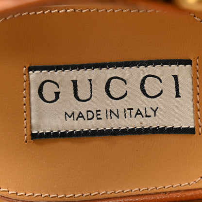 Gucci Quentin Granada Kid Horsebit 25/60mm Platform Sandals 39.5 Harness Brown 6 of 9
