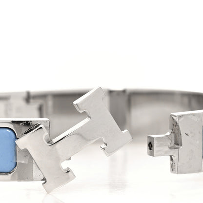 Hermes Enamel Narrow Clic Clac H Bracelet PM Chardon 4 of 5