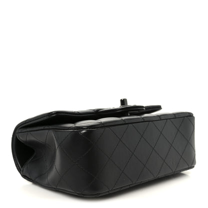 Chanel Lambskin Quilted Mini Top Handle Rectangular Flap So Black So Black 4 of 11