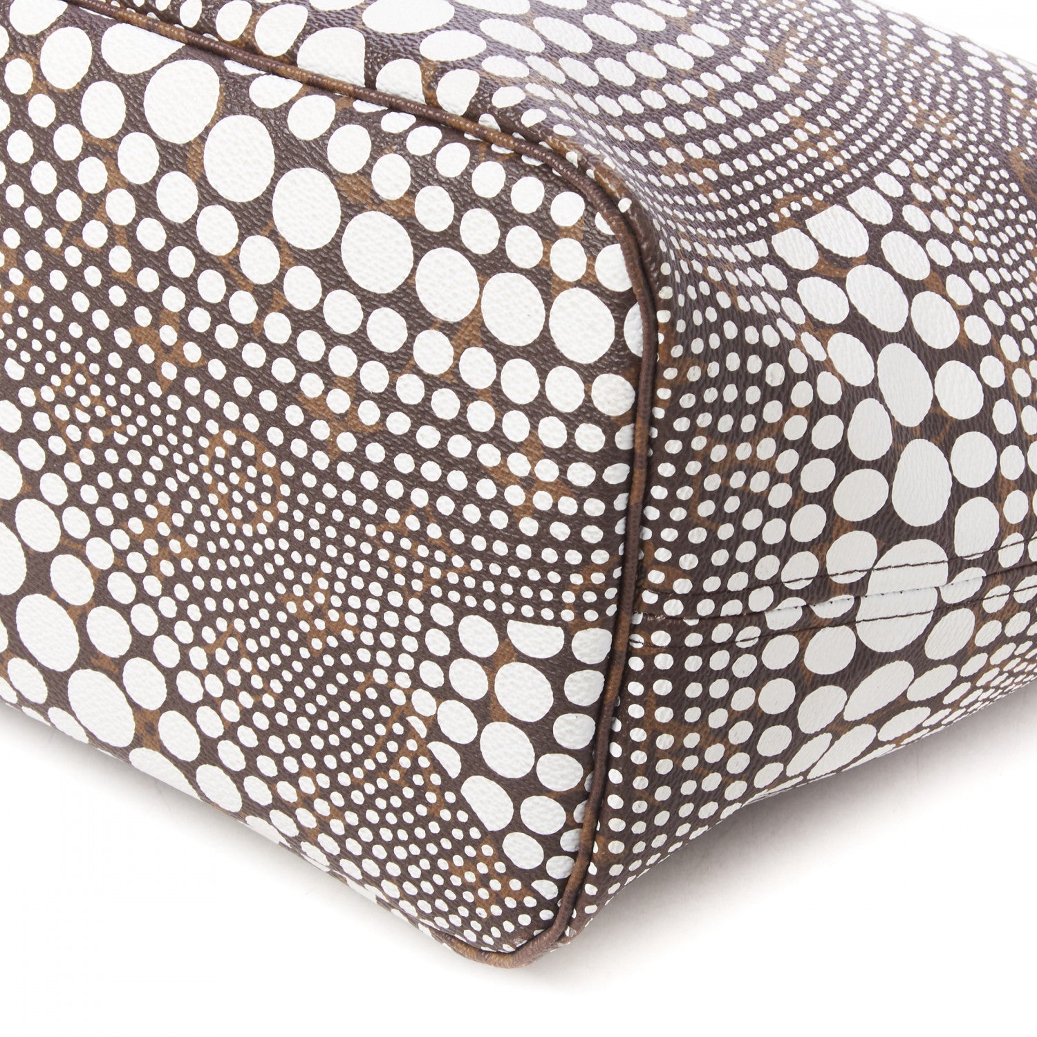 Louis Vuitton Monogram Kusama Waves Neverfull MM White 8 of 9