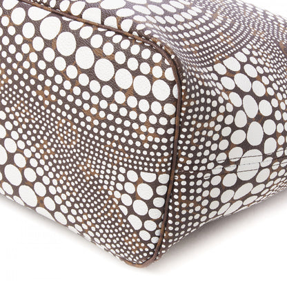 Louis Vuitton Monogram Kusama Waves Neverfull MM White 8 of 9