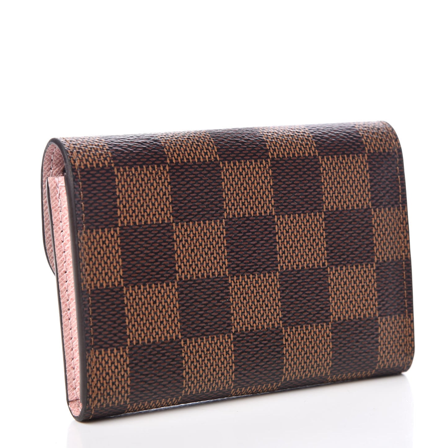 Damier Ebene Rosalie Coin Purse Rose Ballerine