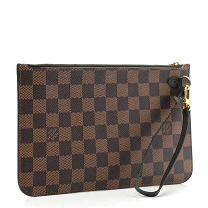 Louis Vuitton Damier Ebene Neverfull MM GM Pochette 3 of 7