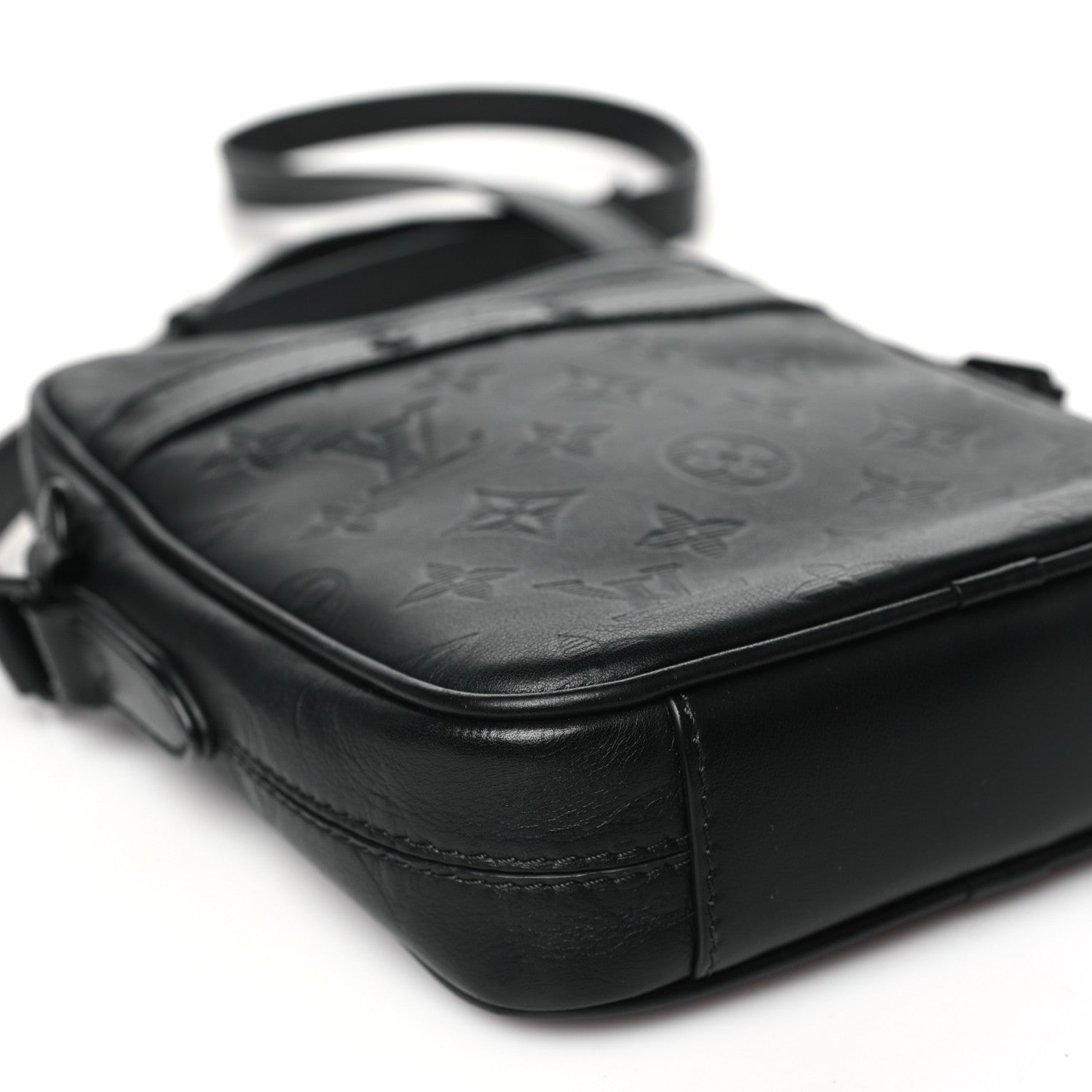Louis Vuitton Calfskin Monogram Shadow Danube PM Black 8 of 9