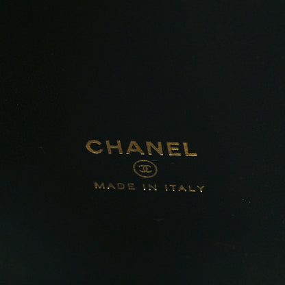 Chanel Grained Calfskin Quilted Top Handle Chain Clutch Black 6 of 11