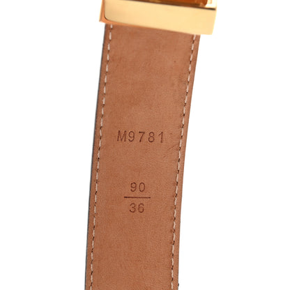 Louis Vuitton Mini Monogram 25mm LV Initiales Belt 90 36 3 of 8