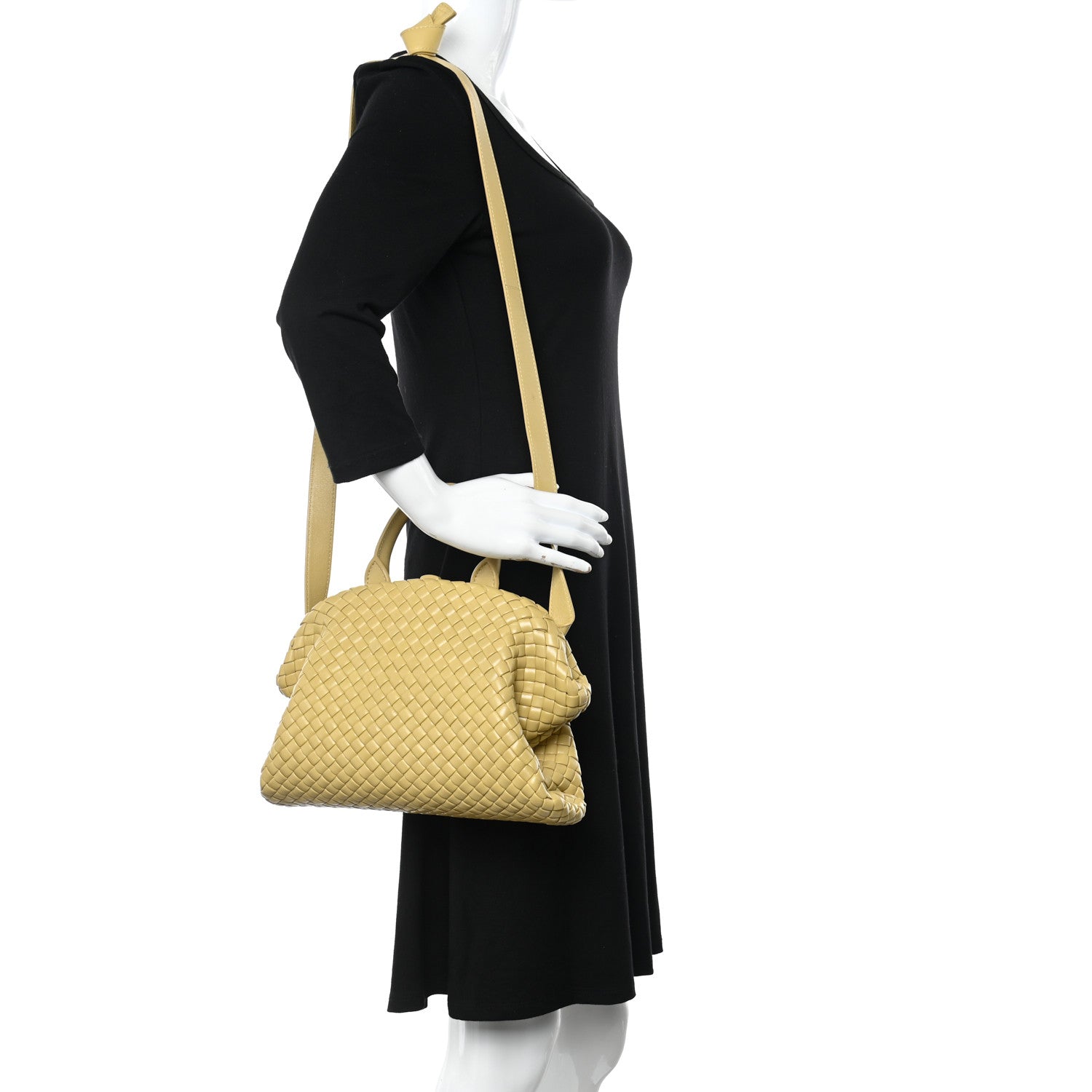 Bottega Veneta Nappa Intrecciato Padded Small The Top Handle Tote Bag Porridge 2 of 12