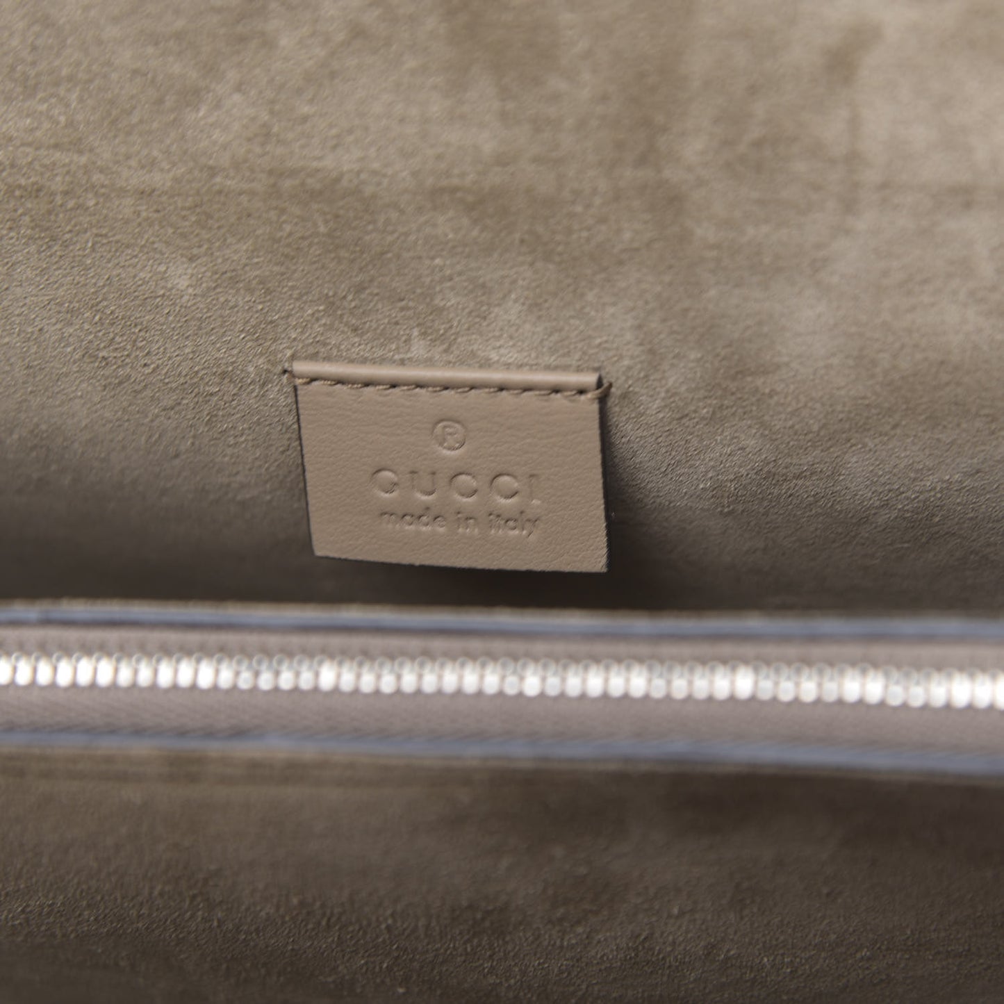 GG Supreme Monogram Medium Dionysus Shoulder Bag Taupe