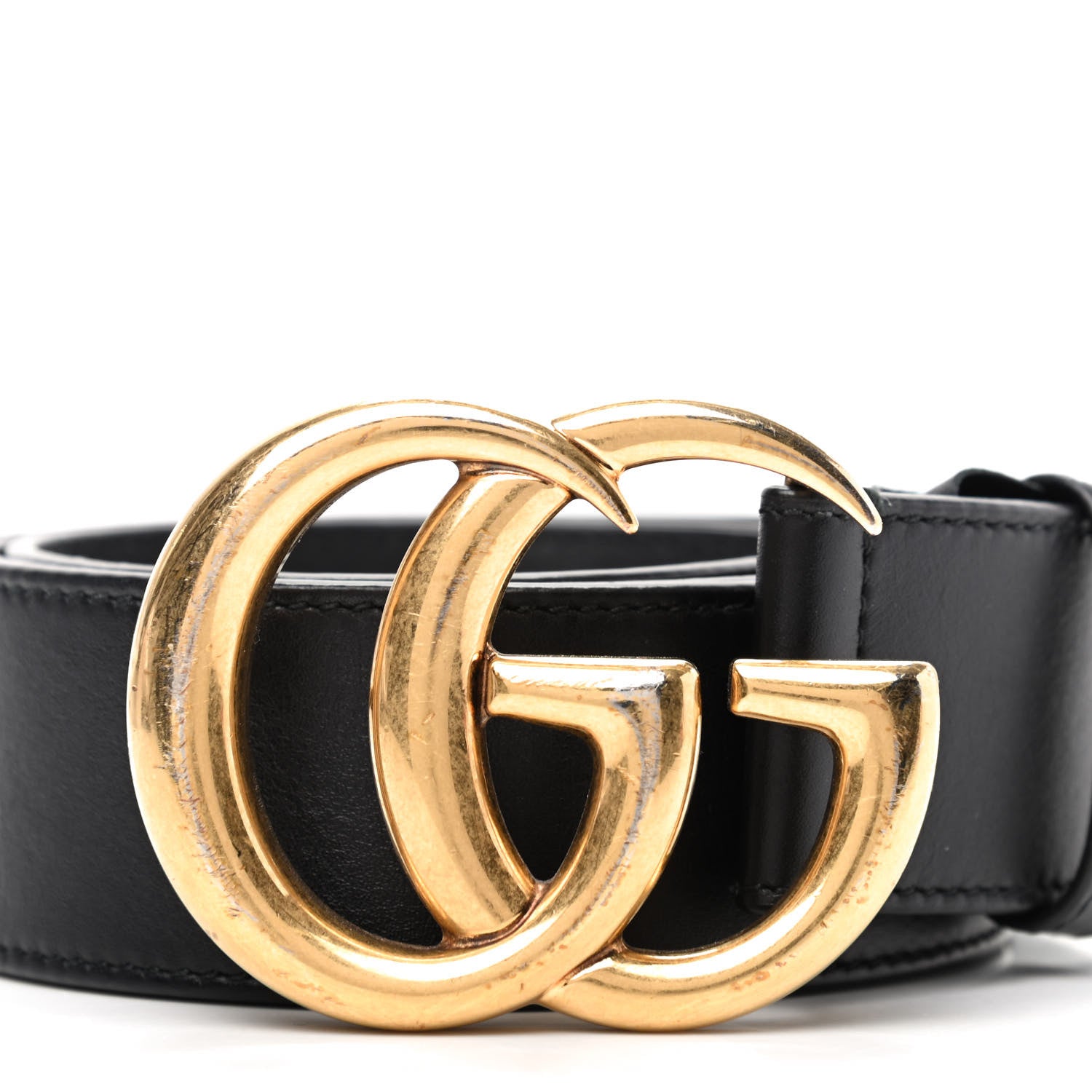 Gucci Calfskin Double G 40mm Belt 85 34 Black 4 of 4