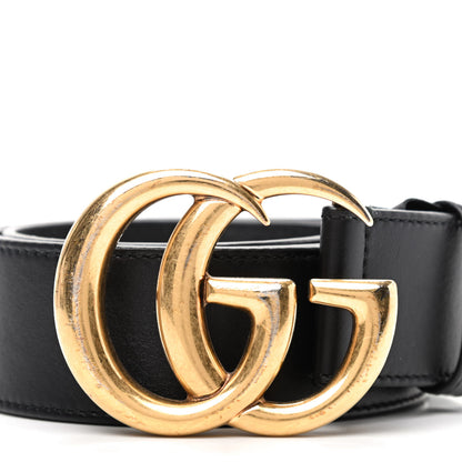 Gucci Calfskin Double G 40mm Belt 85 34 Black 4 of 4
