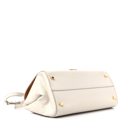 Bottega Veneta Calfskin BV Angle Shoulder Bag Off White 4 of 13