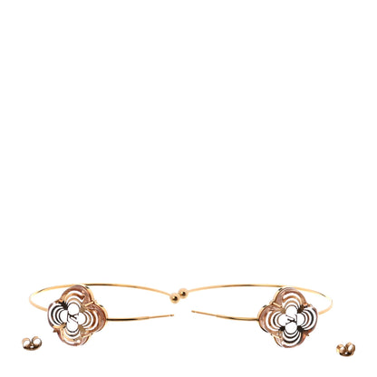 Louis Vuitton A La Folie Hoop Earrings Gold 3 of 4