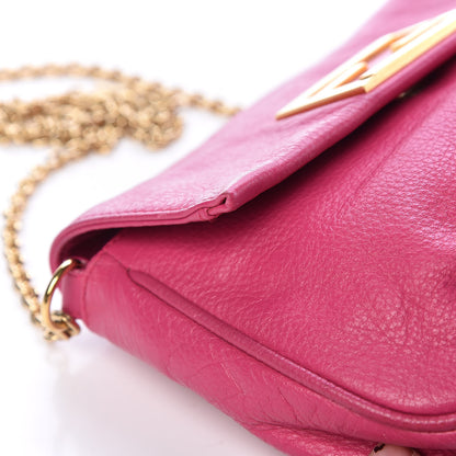 Fendi Vitello Flamingo Fendista Pouchette Crossbody Lampone 14 of 17