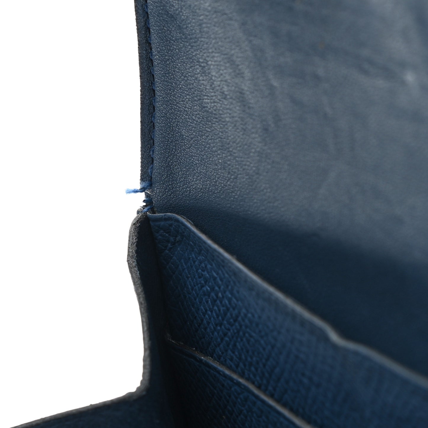 Epsom Constance Short Wallet Bleu Agate
