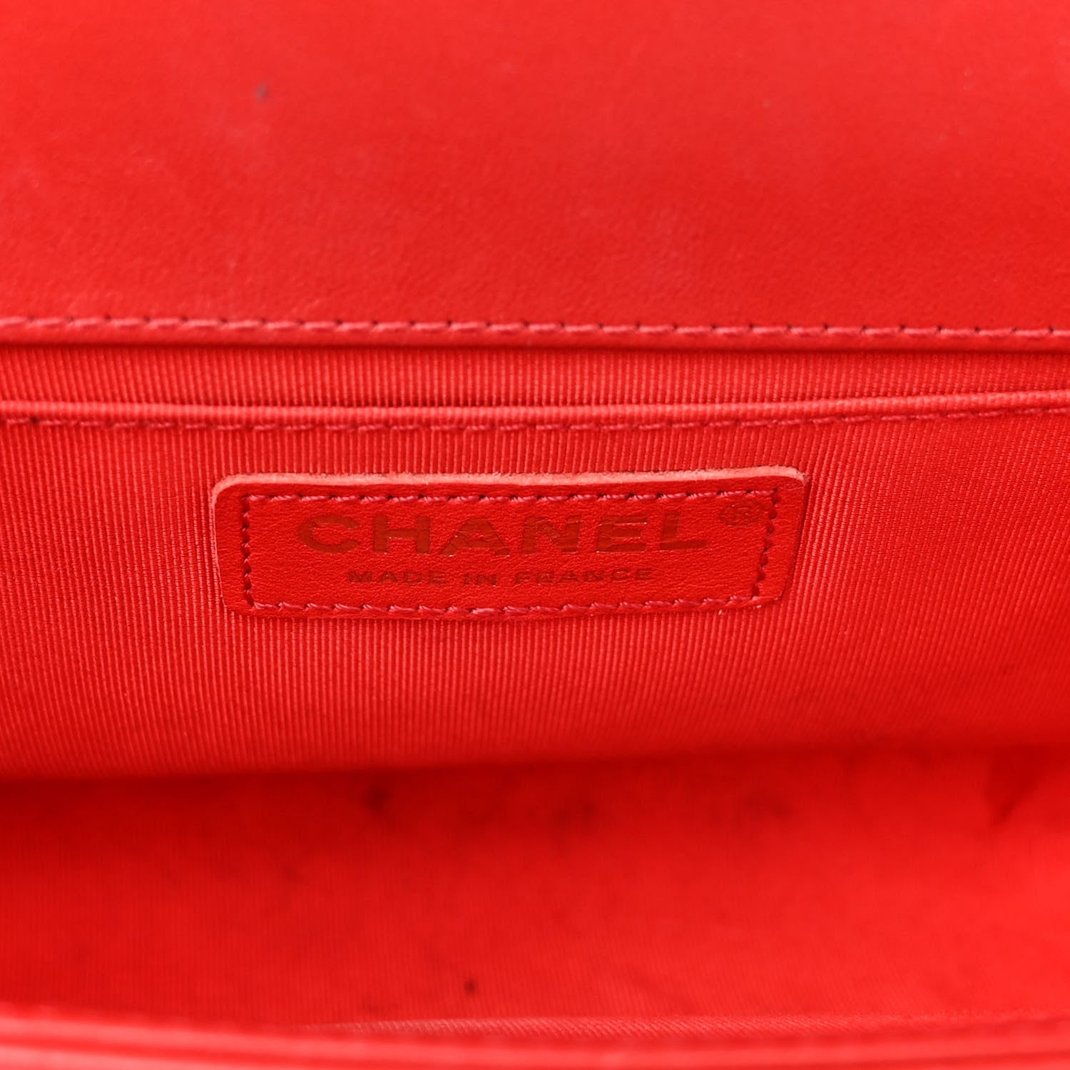 Chanel Calfskin Quilted Medium Boy Flap Red 6 of 10