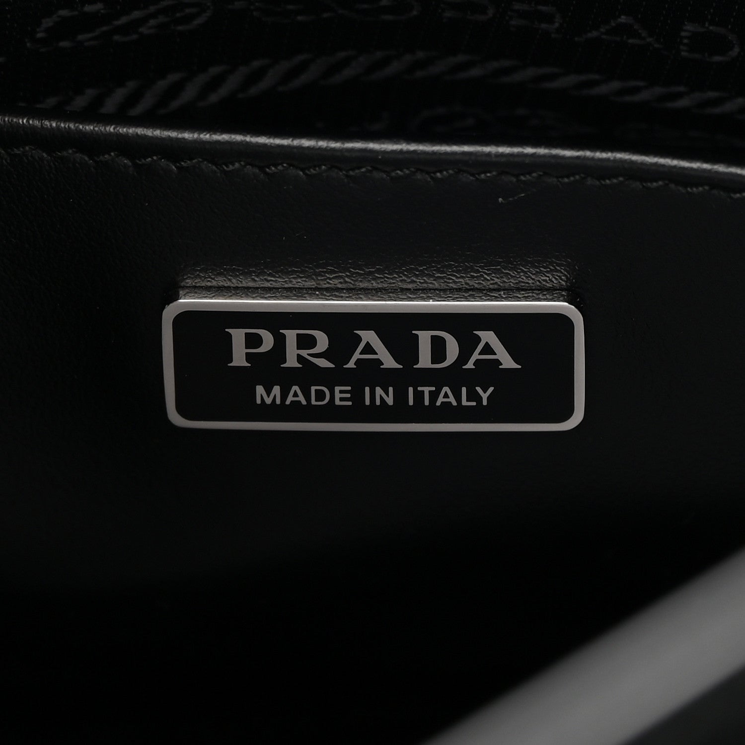 Prada Spazzolato Cleo Shoulder Bag Black 6 of 11