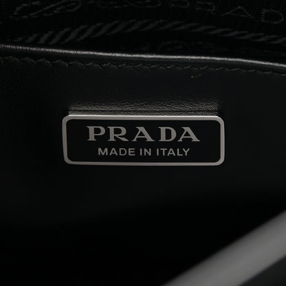Prada Spazzolato Cleo Shoulder Bag Black 6 of 11