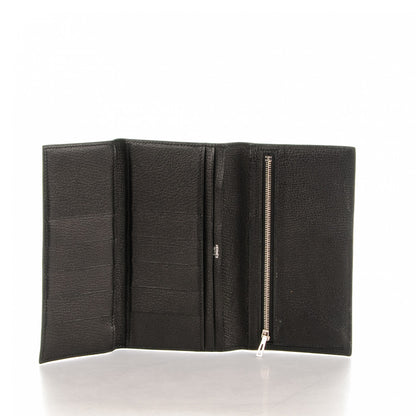 Hermes Chevre Mysore Bearn Tri-Fold Wallet Black 5 of 7