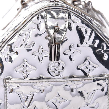 Louis Vuitton Monogram Miroir Speedy 30 Silver 24 of 25
