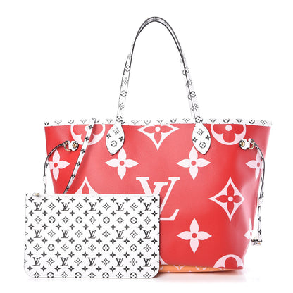 Louis Vuitton Monogram Giant Neverfull MM Rouge 1 of 11