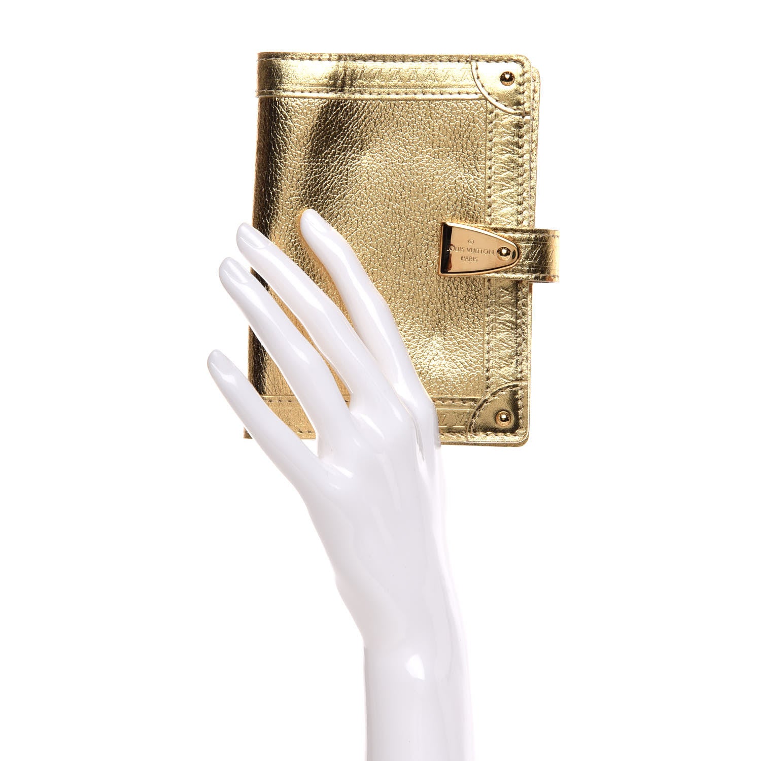 Louis Vuitton Suhali Partenaire PM Agenda Cover Gold 2 of 7