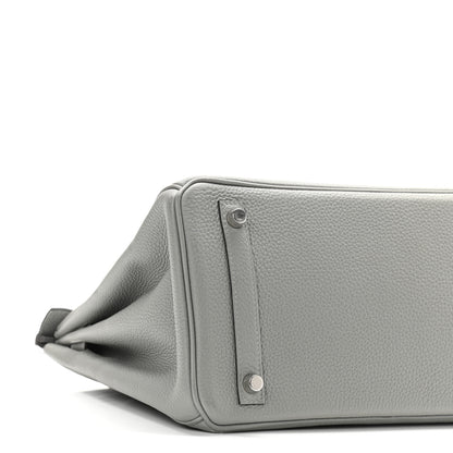Hermes Togo Birkin 30 Gris Mouette 9 of 10