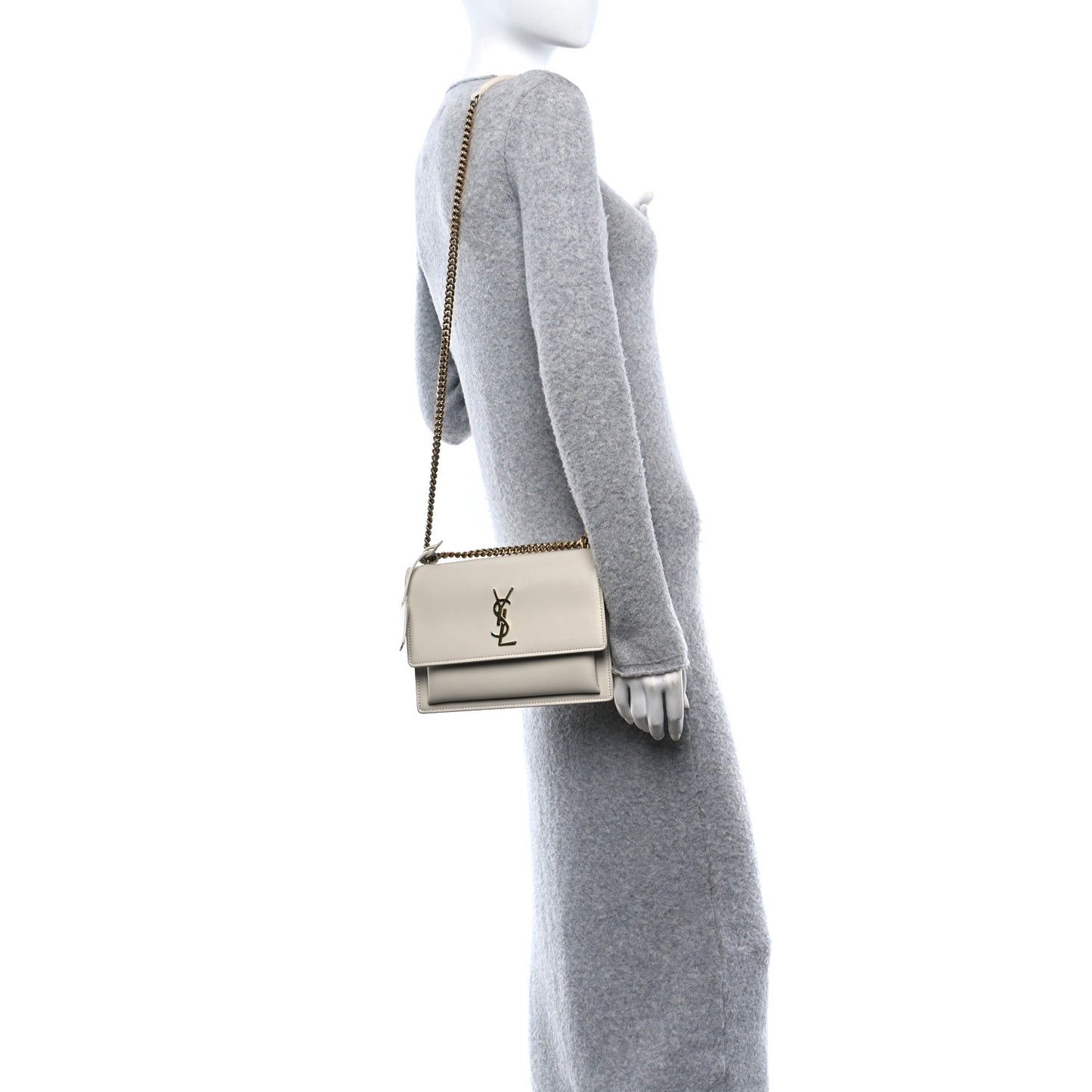 Calfskin Medium Monogram Sunset Crema Soft