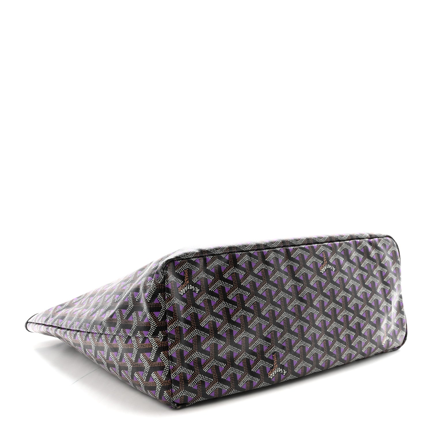 Goyard Goyardine Saint Louis Claire Voie PM Black Purple 5 of 9